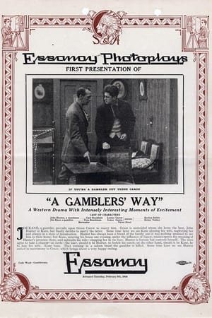 Poster A Gamblers' Way (1914)