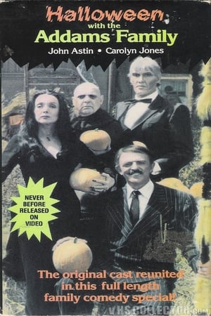 Poster Halloween con la familia Addams 1977