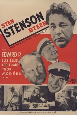 Poster Sten Stensson Stéen från Eslöv på nya äventyr (1932)