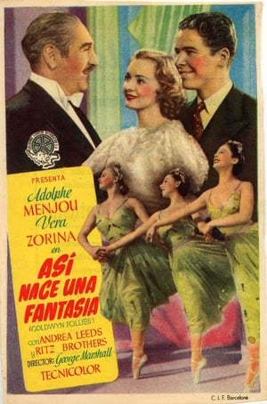 Poster Así nace una fantasía 1938