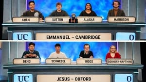 University Challenge Emmanuel College, Cambridge vs Jesus College, Oxford