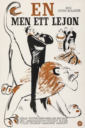 Poster En, men ett lejon 1940