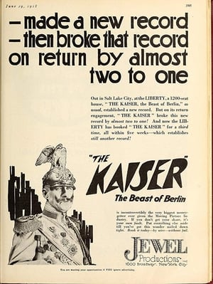 Poster The Kaiser, the Beast of Berlin 1918