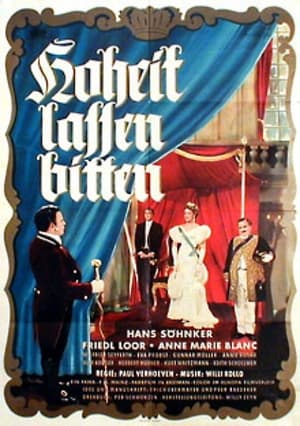 Poster Hoheit lassen bitten 1954