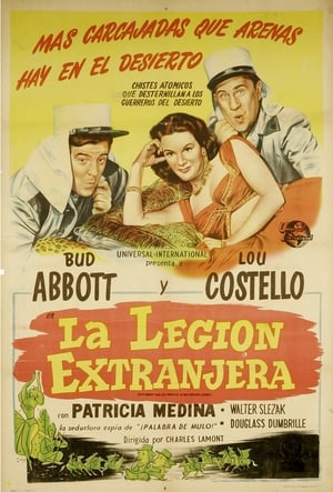 Poster Abbott and Costello en la  Legion Extrangera 1950