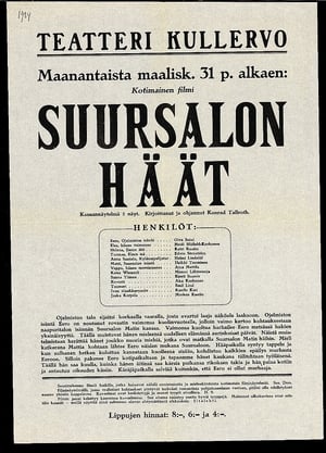 Poster Suursalon häät (1924)