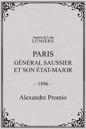 Paris : général Saussier et son état-major poster