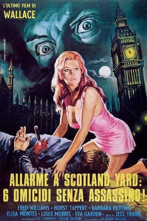 Poster Allarme a Scotland Yard: 6 omicidi senza assassino 1972