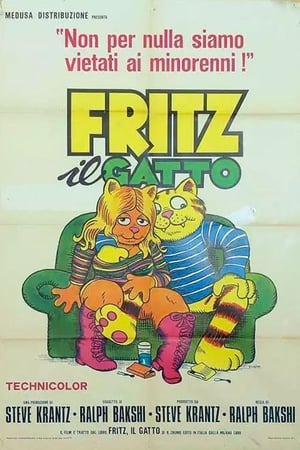Poster Fritz il gatto 1972