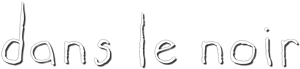 Dans le noir — logo