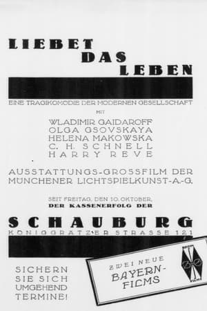 Poster Liebet das Leben 1924