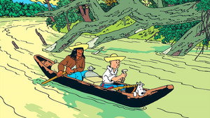 Les Aventures de Tintin - Les Aventures de Tintin - Saison 2 - L'Oreille cassée (1) - image n°2