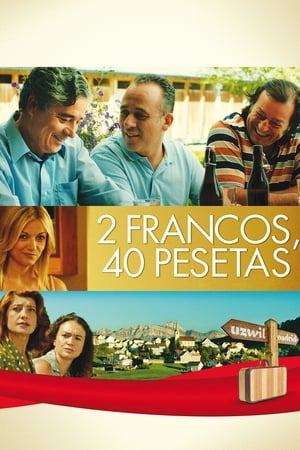 Poster 2 francos, 40 pesetas 2014