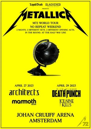 Poster Metallica: M72 World Tour Live in Amsterdam - Night 2 (2023)