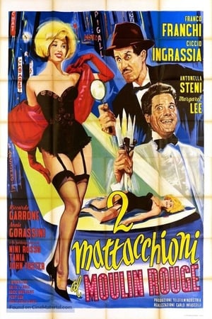 Poster 2 mattacchioni al Moulin Rouge 1964