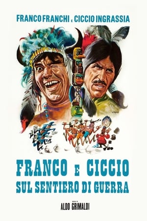 Poster Franco e Ciccio sul sentiero di guerra 1970