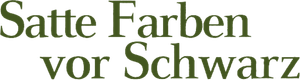 Satte Farben vor Schwarz — Logos 1