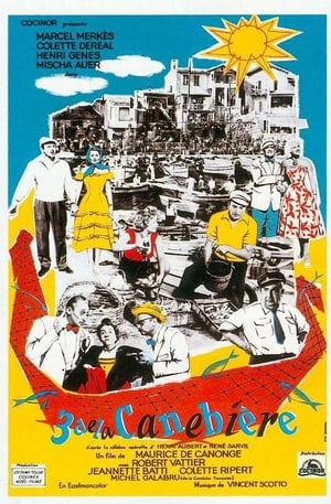 Poster Trois de la Canebière 1955