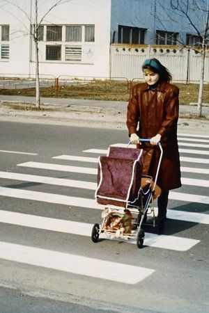 Póster oficial de la película Pedestrian Crossing