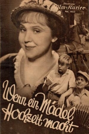 Poster Wenn ein Mädel Hochzeit macht 1935