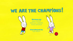 We Are The Champions!