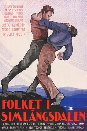 Poster Folket i Simlångsdalen (1924)