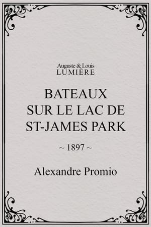 Poster Bateaux sur le lac de St-James Park 1897