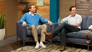 Comedy Bang! Bang! Ed Helms Wears a Grey Shirt & Brown Boots