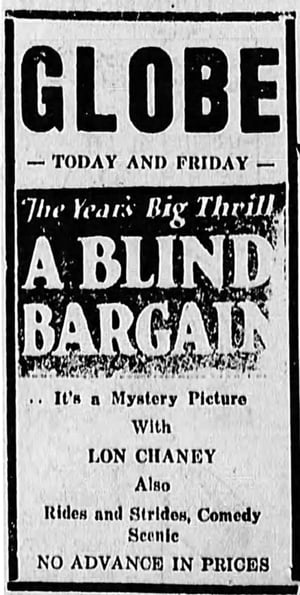 A Blind Bargain poster