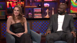 Watch What Happens Live with Andy Cohen Allison Williams and Mike Colter