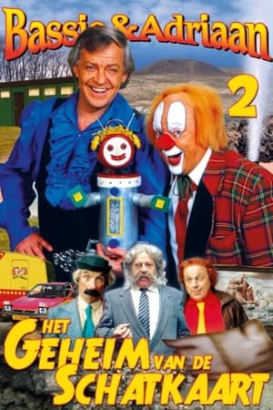 Poster Bassie & Adriaan Het geheim Van De Schatkaart Deel 2 (1987)