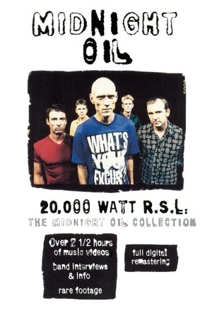 Poster Midnight Oil - 20,000 Watt R.S.L. 1998