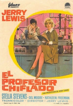 Poster El profesor chiflado 1963
