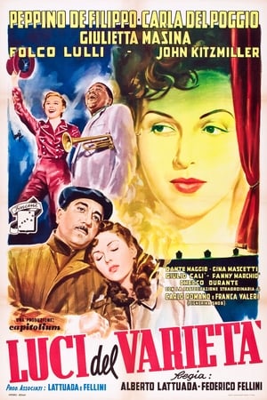 Poster Огни варьете 1950