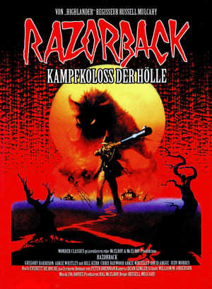 Poster Razorback - Kampfkoloß der Hölle 1984