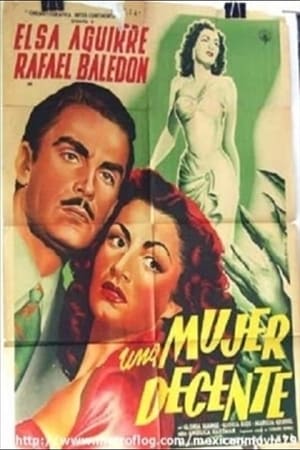 Poster Una mujer decente 1950