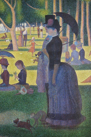 Georges Seurat « l’Utopie orange vert pourpre » (1991)