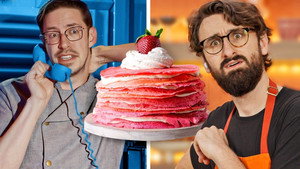 1. Pastel Bundt de cerveza de jengibre vs pastel de crepe Shirley Temple