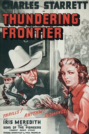 Poster Thundering Frontier 1940