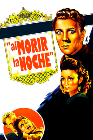 Poster Al morir la noche 1945