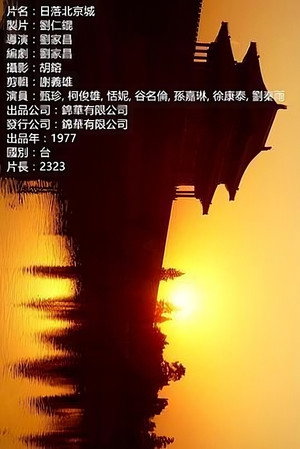 Sunset over Beijing City