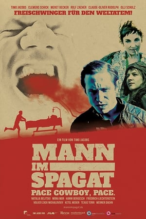 Mann im Spagat poster