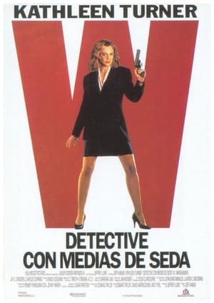 Poster Detective con medias de seda 1991
