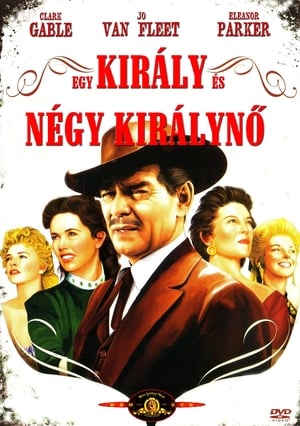 Poster Egy király és négy királynő 1956