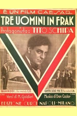 Poster Tre uomini in frak 1933