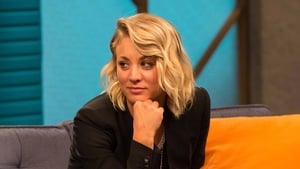 Comedy Bang! Bang! Kaley Cuoco Wears a Black Blazer and Slip-on Sneakers