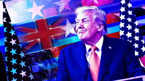 Trump Visit Turns Political