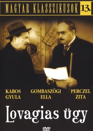 Poster Lovagias ügy 1937