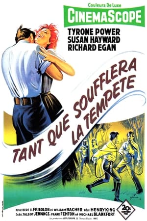 Poster Tant que soufflera la tempête 1955