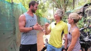 Con Elsa Pataky y Chris Hemsworth